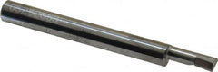 Accupro - 0.18" Min Bore Diam, 1/2" Max Bore Depth, 1/4 Shank Diam, Boring Bar - Right Hand Cut, Solid Carbide, Bright Finish - Exact Tooling