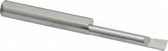 Accupro - 0.18" Min Bore Diam, 1.1" Max Bore Depth, 1/4 Shank Diam, Boring Bar - Right Hand Cut, Solid Carbide, Bright Finish - Exact Tooling
