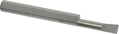 Accupro - 0.2" Min Bore Diam, 0.8" Max Bore Depth, 1/4 Shank Diam, Boring Bar - Right Hand Cut, Solid Carbide, Bright Finish - Exact Tooling