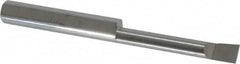 Accupro - 0.2" Min Bore Diam, 1.2" Max Bore Depth, 1/4 Shank Diam, Boring Bar - Right Hand Cut, Solid Carbide, Bright Finish - Exact Tooling