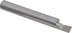 Accupro - 0.23" Min Bore Diam, 0.4" Max Bore Depth, 5/16 Shank Diam, Boring Bar - Right Hand Cut, Solid Carbide, Bright Finish - Exact Tooling