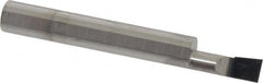 Accupro - 0.23" Min Bore Diam, 0.6" Max Bore Depth, 5/16 Shank Diam, Boring Bar - Right Hand Cut, Solid Carbide, Bright Finish - Exact Tooling
