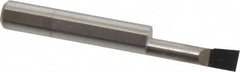 Accupro - 0.23" Min Bore Diam, 0.9" Max Bore Depth, 5/16 Shank Diam, Boring Bar - Right Hand Cut, Solid Carbide, Bright Finish - Exact Tooling