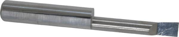Accupro - 0.23" Min Bore Diam, 1.15" Max Bore Depth, 5/16 Shank Diam, Boring Bar - Right Hand Cut, Solid Carbide, Bright Finish - Exact Tooling