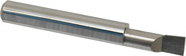 Accupro - 0.29" Min Bore Diam, 3/4" Max Bore Depth, 5/16 Shank Diam, Boring Bar - Right Hand Cut, Solid Carbide, Bright Finish - Exact Tooling