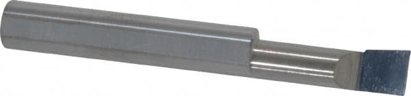 Accupro - 0.29" Min Bore Diam, 0.9" Max Bore Depth, 5/16 Shank Diam, Boring Bar - Right Hand Cut, Solid Carbide, Bright Finish - Exact Tooling