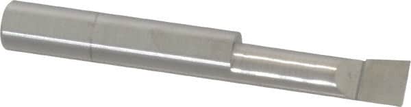 Accupro - 0.29" Min Bore Diam, 1" Max Bore Depth, 5/16 Shank Diam, Boring Bar - Right Hand Cut, Solid Carbide, Bright Finish - Exact Tooling