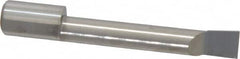 Accupro - 0.32" Min Bore Diam, 1.8" Max Bore Depth, 3/8 Shank Diam, Boring Bar - Right Hand Cut, Solid Carbide, Bright Finish - Exact Tooling