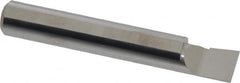 Accupro - 0.36" Min Bore Diam, 1/2" Max Bore Depth, 3/8 Shank Diam, Boring Bar - Right Hand Cut, Solid Carbide, Bright Finish - Exact Tooling
