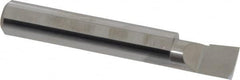 Accupro - 0.36" Min Bore Diam, 0.6" Max Bore Depth, 3/8 Shank Diam, Boring Bar - Right Hand Cut, Solid Carbide, Bright Finish - Exact Tooling