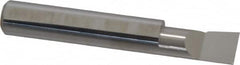 Accupro - 0.36" Min Bore Diam, 3/4" Max Bore Depth, 3/8 Shank Diam, Boring Bar - Right Hand Cut, Solid Carbide, Bright Finish - Exact Tooling