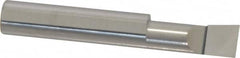 Accupro - 0.36" Min Bore Diam, 0.9" Max Bore Depth, 3/8 Shank Diam, Boring Bar - Right Hand Cut, Solid Carbide, Bright Finish - Exact Tooling
