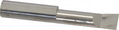 Accupro - 0.36" Min Bore Diam, 1-1/4" Max Bore Depth, 3/8 Shank Diam, Boring Bar - Right Hand Cut, Solid Carbide, Bright Finish - Exact Tooling