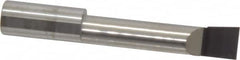 Accupro - 0.36" Min Bore Diam, 1.6" Max Bore Depth, 3/8 Shank Diam, Boring Bar - Right Hand Cut, Solid Carbide, Bright Finish - Exact Tooling