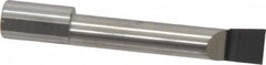 Accupro - 0.36" Min Bore Diam, 1.8" Max Bore Depth, 3/8 Shank Diam, Boring Bar - Right Hand Cut, Solid Carbide, Bright Finish - Exact Tooling