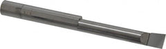 Accupro - 0.36" Min Bore Diam, 2" Max Bore Depth, 3/8 Shank Diam, Boring Bar - Right Hand Cut, Solid Carbide, Bright Finish - Exact Tooling