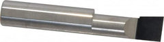 Accupro - 0.49" Min Bore Diam, 1-1/4" Max Bore Depth, 1/2 Shank Diam, Boring Bar - Right Hand Cut, Solid Carbide, Bright Finish - Exact Tooling