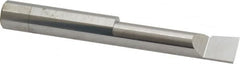 Accupro - 0.49" Min Bore Diam, 2" Max Bore Depth, 1/2 Shank Diam, Boring Bar - Right Hand Cut, Solid Carbide, Bright Finish - Exact Tooling