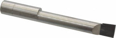 Accupro - 0.49" Min Bore Diam, 2.6" Max Bore Depth, 1/2 Shank Diam, Boring Bar - Right Hand Cut, Solid Carbide, Bright Finish - Exact Tooling