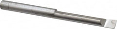 Accupro - 0.49" Min Bore Diam, 3" Max Bore Depth, 1/2 Shank Diam, Boring Bar - Right Hand Cut, Solid Carbide, Bright Finish - Exact Tooling