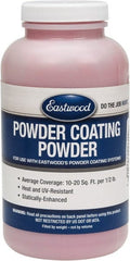 Made in USA - 8 oz Bright Red Paint Powder Coating - Polyurethane, 10 Sq Ft Coverage - Exact Tooling