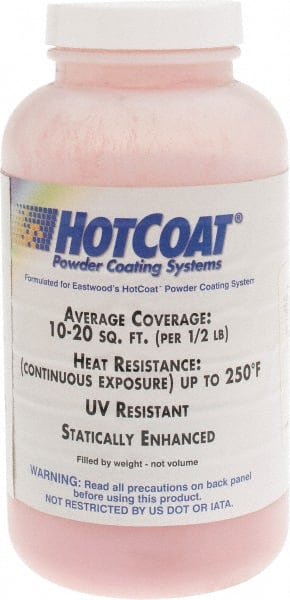 Made in USA - 8 oz Orange (Chevy) Paint Powder Coating - Polyurethane, 10 Sq Ft Coverage - Exact Tooling