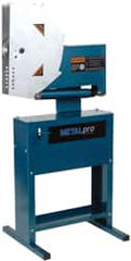Metalpro - 1/2 to 1-1/2 Inch Pipe Capacity, 180 Inch Bend Radius, Hydraulic Power Tubing Bender - 180° Bending Angle, 2 Inch Square Tube Capacity, 110 Voltage - Exact Tooling