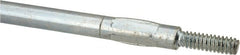 Value Collection - 12" Long x 1/4" Rod Diam, Tube Brush Extension Rod - 3/16-24 Male Thread - Exact Tooling