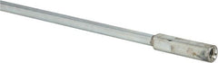 Value Collection - 24" Long x 1/4" Rod Diam, Tube Brush Extension Rod - 1/4-20 Female Thread - Exact Tooling