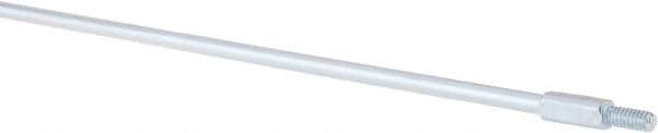 Value Collection - 24" Long x 1/4" Rod Diam, Tube Brush Extension Rod - 1/4-20 Male Thread - Exact Tooling