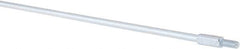 Value Collection - 24" Long x 1/4" Rod Diam, Tube Brush Extension Rod - 1/4-20 Male Thread - Exact Tooling