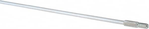 Value Collection - 36" Long x 1/4" Rod Diam, Tube Brush Extension Rod - 5/16-18 Male Thread - Exact Tooling
