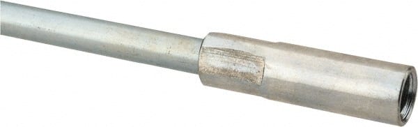 Value Collection - 48" Long x 1/4" Rod Diam, Tube Brush Extension Rod - 5/16-18 Female Thread - Exact Tooling