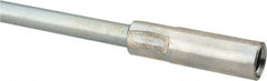 Value Collection - 48" Long x 1/4" Rod Diam, Tube Brush Extension Rod - 5/16-18 Female Thread - Exact Tooling