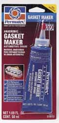 Permatex - 50ml Anaerobic Gasket Maker - -65 to 300°F, Red, Comes in Tube - Exact Tooling
