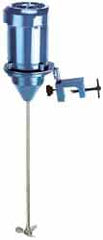 Neptune Mixer - 15 (1/4 HP), 20 (1/3 HP) and 40 (1/2 HP) psi Air Pressure, 1/4 to 1/2 hp, C-Clamp, Air Powered Mixer - 32 Inch Long Shaft, 316 Stainless Steel Shaft, 1,750 RPM, Compatible with Drum Container - Exact Tooling