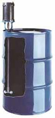 Neptune Mixer - 20 to 40 psi Air Pressure, 55 Gallon Mixing Capacity, 1/2 hp, Bung Mount, Air Powered Mixer - 33 Inch Long Shaft, 316 Stainless Steel Shaft, 1,750 RPM, Compatible with Drum Container - Exact Tooling