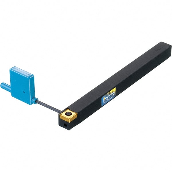 Iscar - PQLC, Right Hand Cut, 5/8" Shank Height x 5/8" Shank Width, Neutral Rake Indexable Turning Toolholder - 0.59" OAL, QCMT Insert Compatibility, Series Isoturn - Exact Tooling