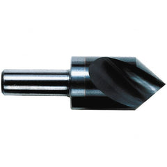 M.A. Ford - 3/8" Head Diam, 1/4" Shank Diam, 1 Flute 90° Solid Carbide Countersink - Exact Tooling