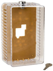 White-Rodgers - Plastic Dual Base, Thermostat Guard - 6-3/8" Inside Width x 3-1/4" Inside Depth x 3-1/2" Inside Height - Exact Tooling
