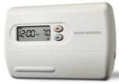 White-Rodgers - 45 to 90°F, 1 Heat, 1 Cool, Standard Digital 5+1+1 Programmable Single Stage Thermostat - mV to 30 Volts, Electronic Switching Switch - Exact Tooling