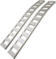 Erickson Manufacturing - 90" Long x 12" Wide, 1,500 Lb Capacity, Arched Truck Ramp - Aluminum, For All Vehicles - Exact Tooling