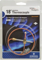 White-Rodgers - 18" Lead Length Universal Replacement HVAC Thermocouple - Universal Connection - Exact Tooling