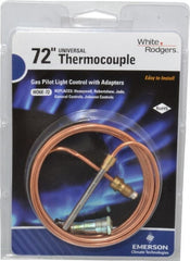 White-Rodgers - 72" Lead Length Universal Replacement HVAC Thermocouple - Universal Connection - Exact Tooling