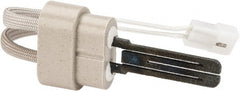White-Rodgers - 120 VAC, 5 Amp, Two Terminal Receptacle with .093" Male Pins Connection, Silicon Carbide Hot Surface Ignitor - 9" Lead Length, For Use with Gas Burner - Exact Tooling