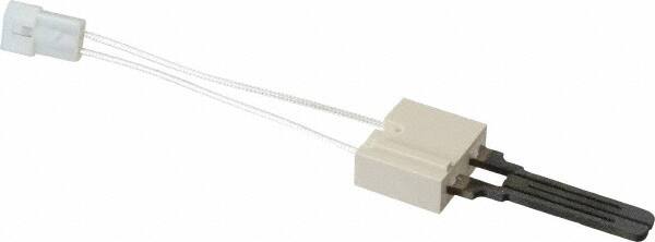 White-Rodgers - 120 VAC, 5 Amp, Two Terminal Receptacle with .093" Male Pins Connection, Silicon Carbide Hot Surface Ignitor - 9" Lead Length, For Use with Gas Burner - Exact Tooling