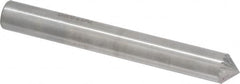 SGS Pro - 1/4" Cut Diam, 1/4" Shank Diam, Cone Head Double Cut Burr - Carbide, Point End, 1/8" LOC, 2" OAL - Exact Tooling