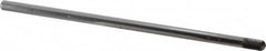 SGS Pro - 1/4" Cut Diam, 1/4" Shank Diam, Cylinder with Radius Head Single Cut Burr - Carbide, Radius End, 1/2" LOC - Exact Tooling