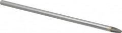SGS Pro - 1/4" Cut Diam, 1/4" Shank Diam, Tree with Radius Head Double Cut Burr - Carbide, Radius End, 1/2" LOC - Exact Tooling