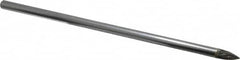 SGS Pro - 1/4" Cut Diam, 1/4" Shank Diam, Tree Head Double Cut Burr - Carbide, Point End, 1/2" LOC - Exact Tooling